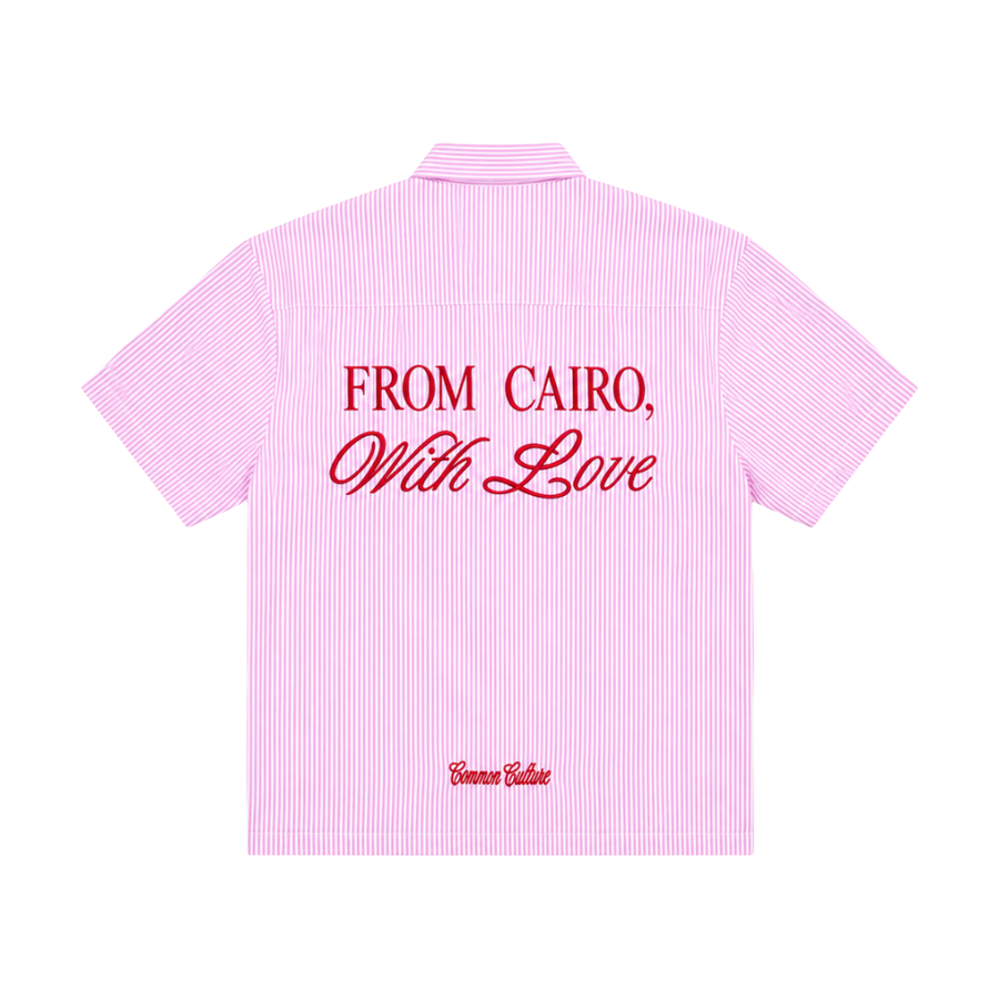With Love Pink Pinstriped Shirt
