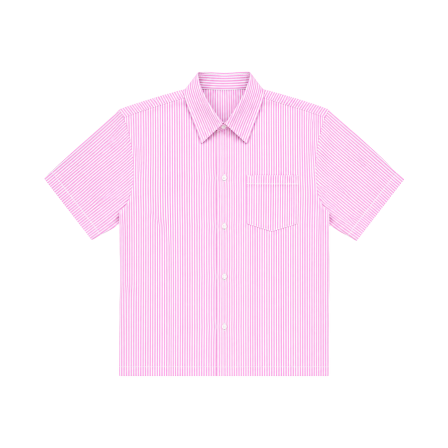 With Love Pink Pinstriped Shirt