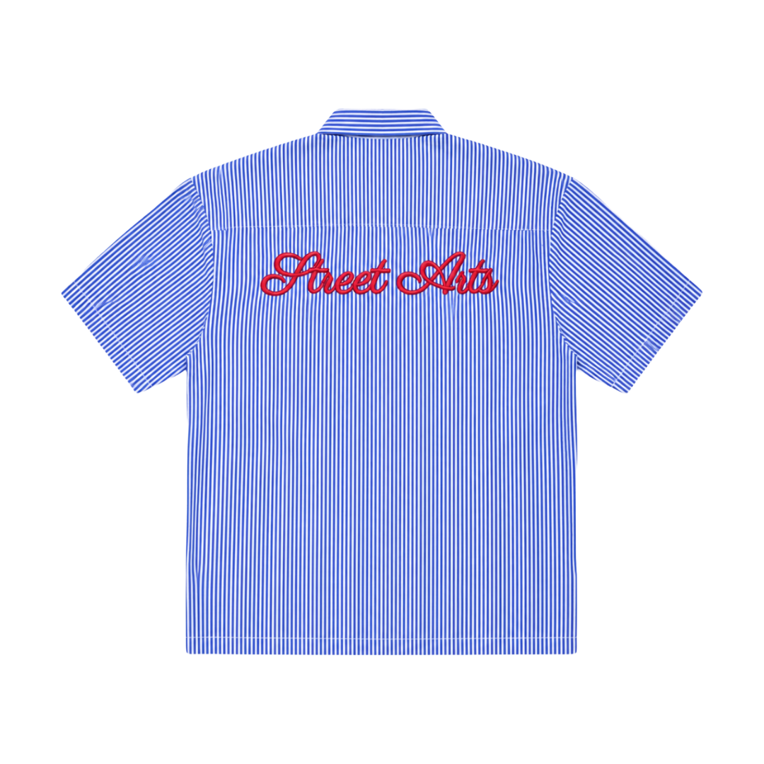 Light Blue Striped Shirt
