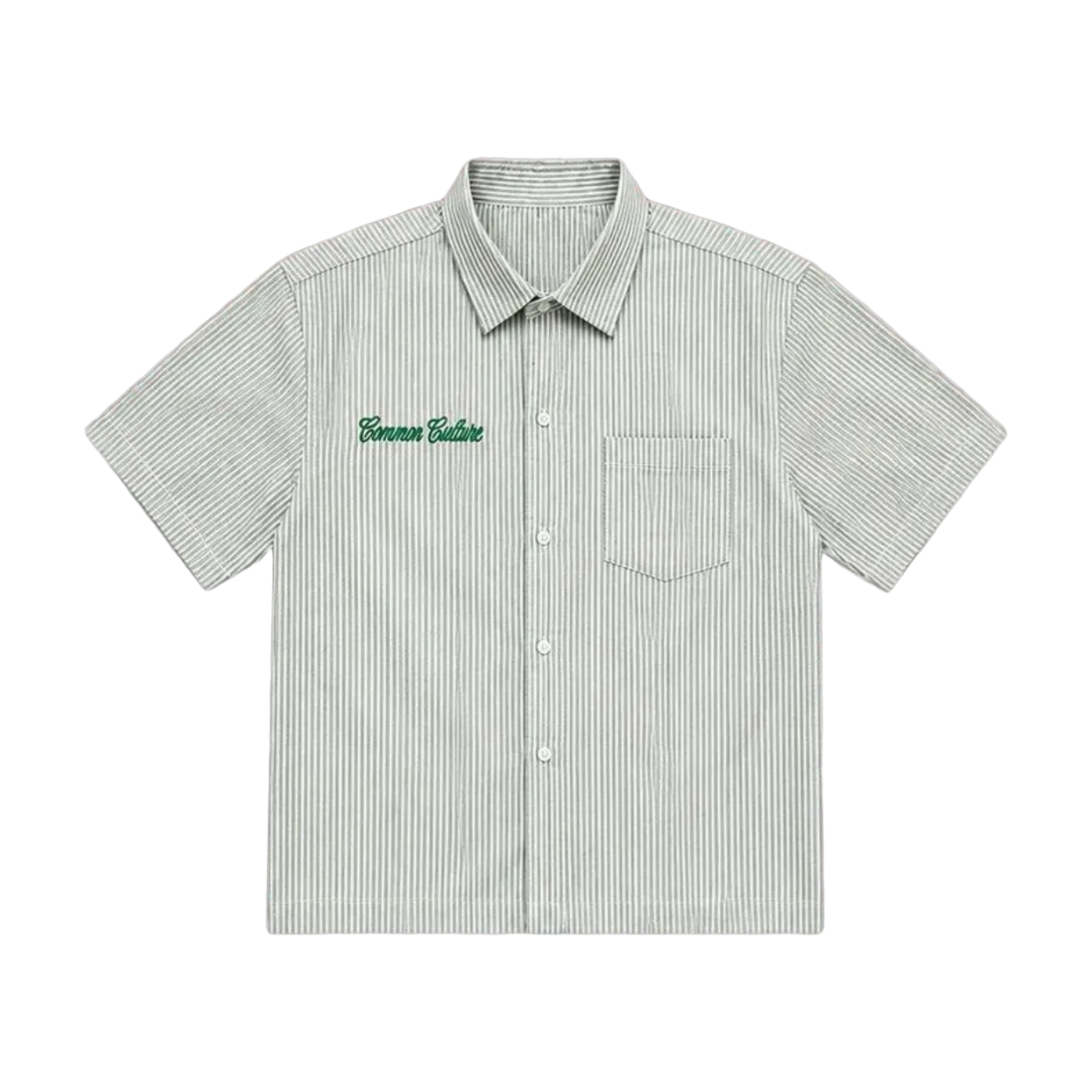 Olive Striped Shirt
