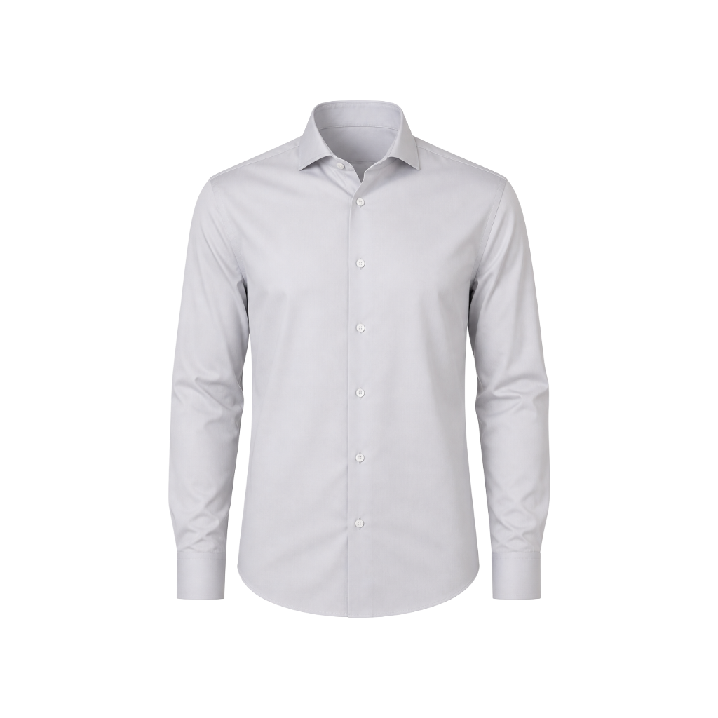 Grey Herringbone Shirt