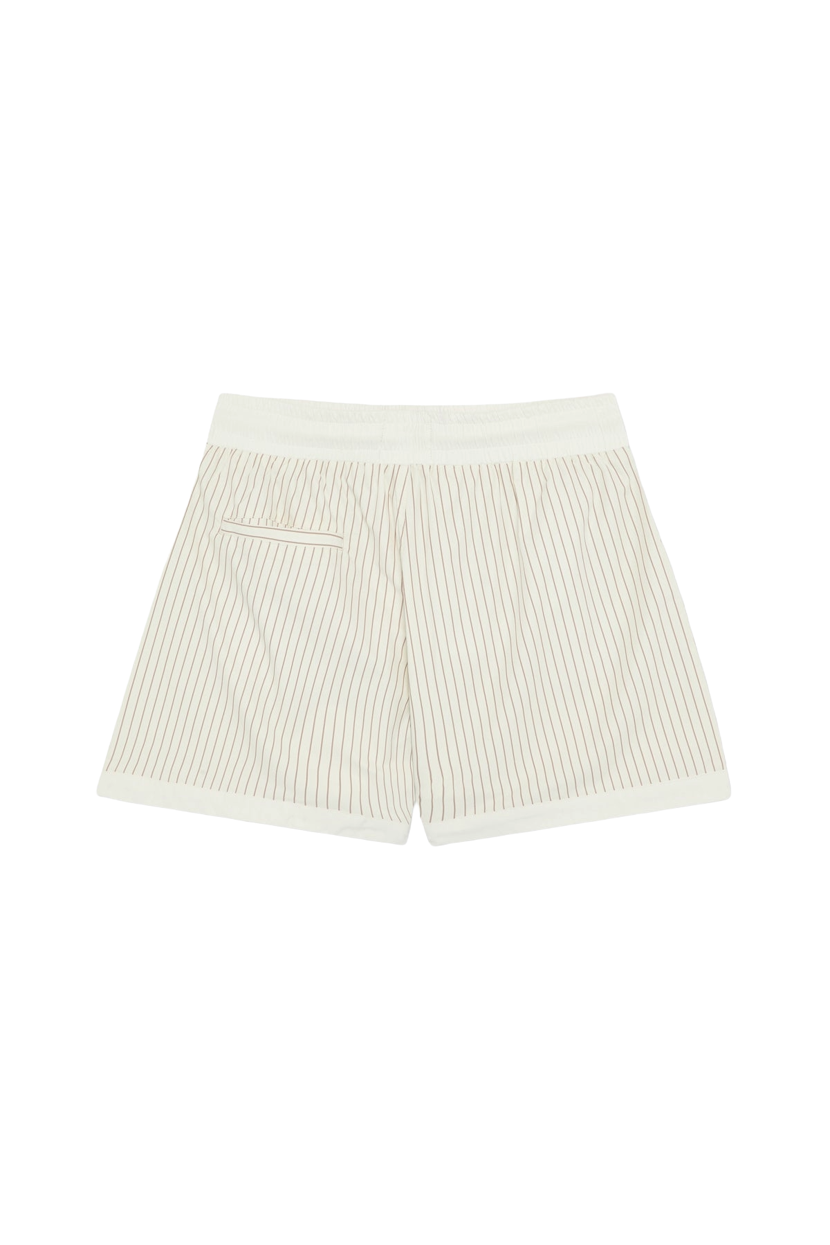 Pinstripe White Swimpants
