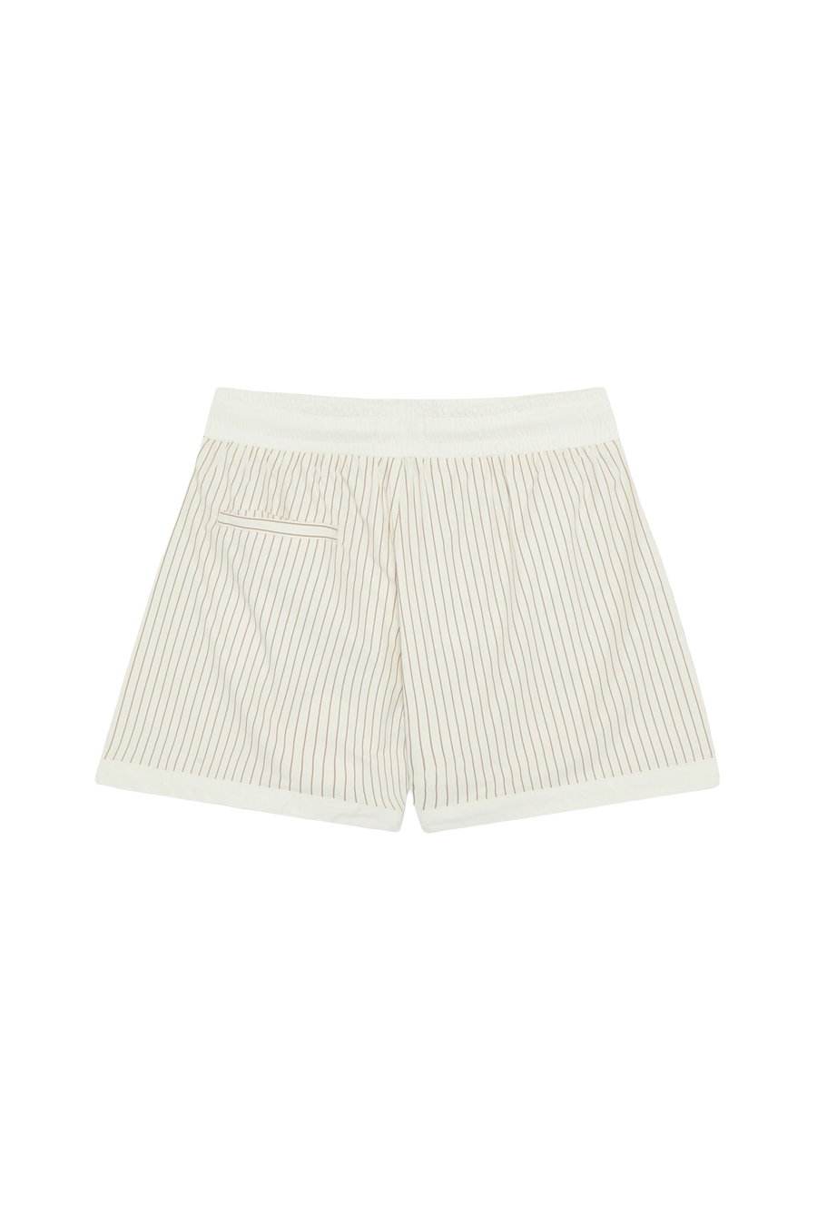 Pinstripe White Swimpants
