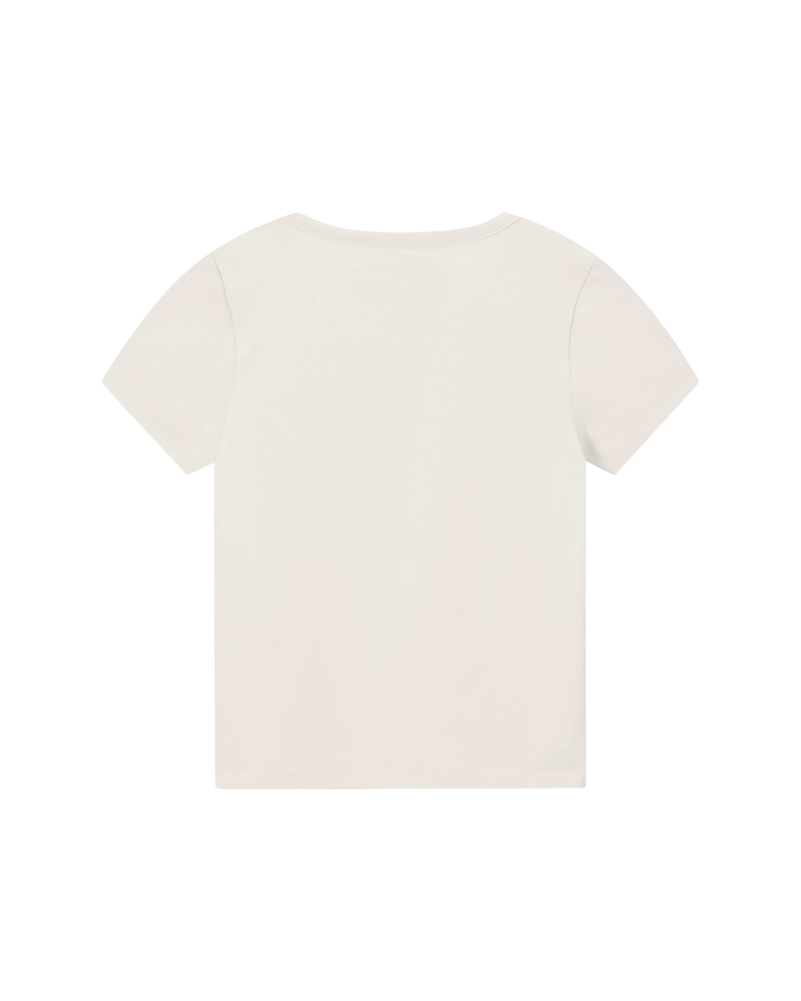 Goals Baby Tee Marshmallow