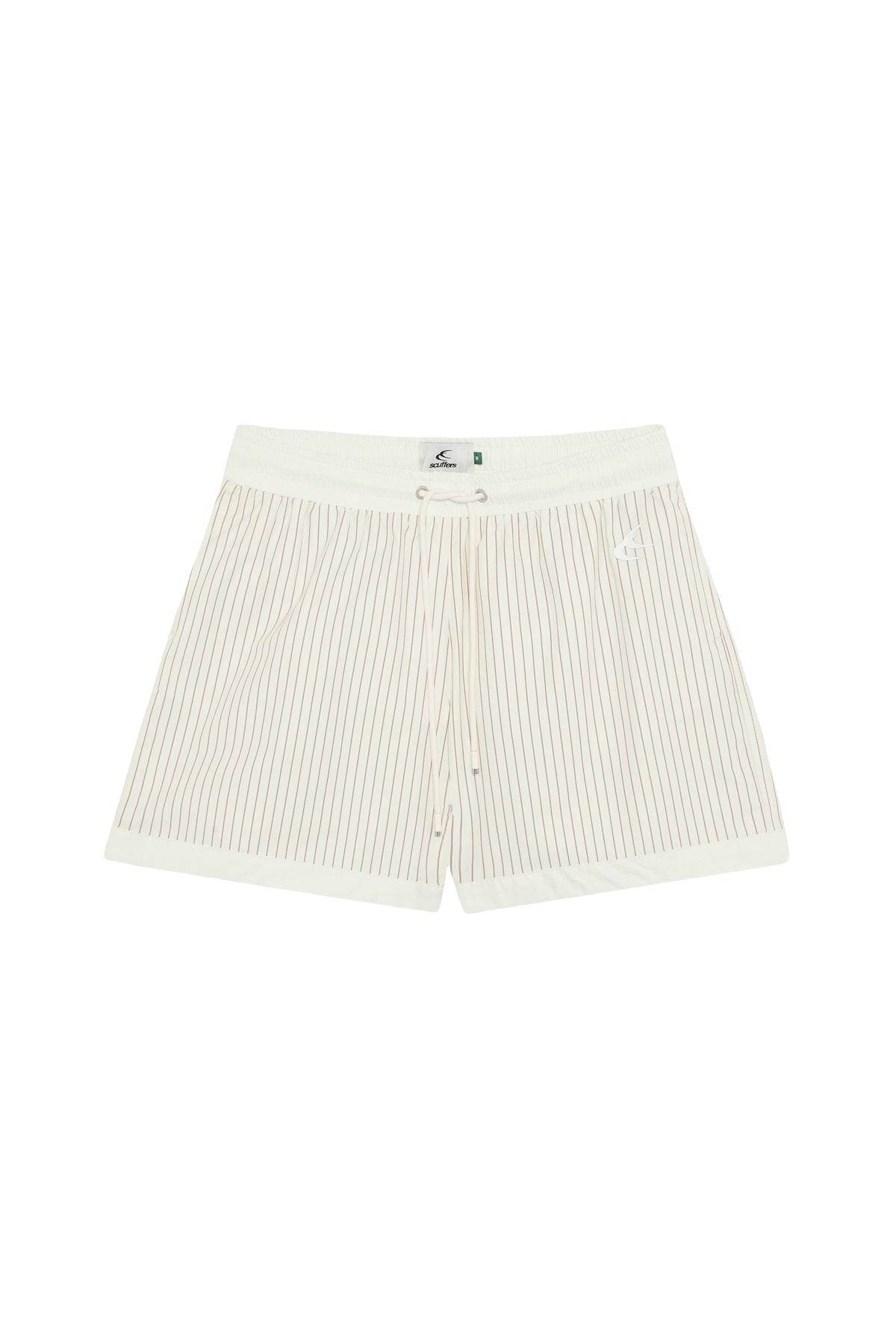 Pinstripe White Swimpants