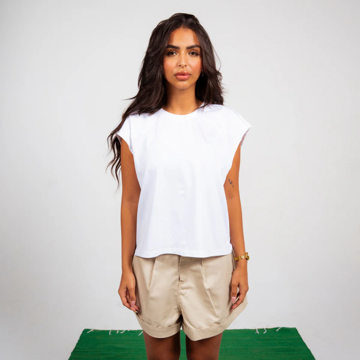 Boxy Tank Top - White - image 1