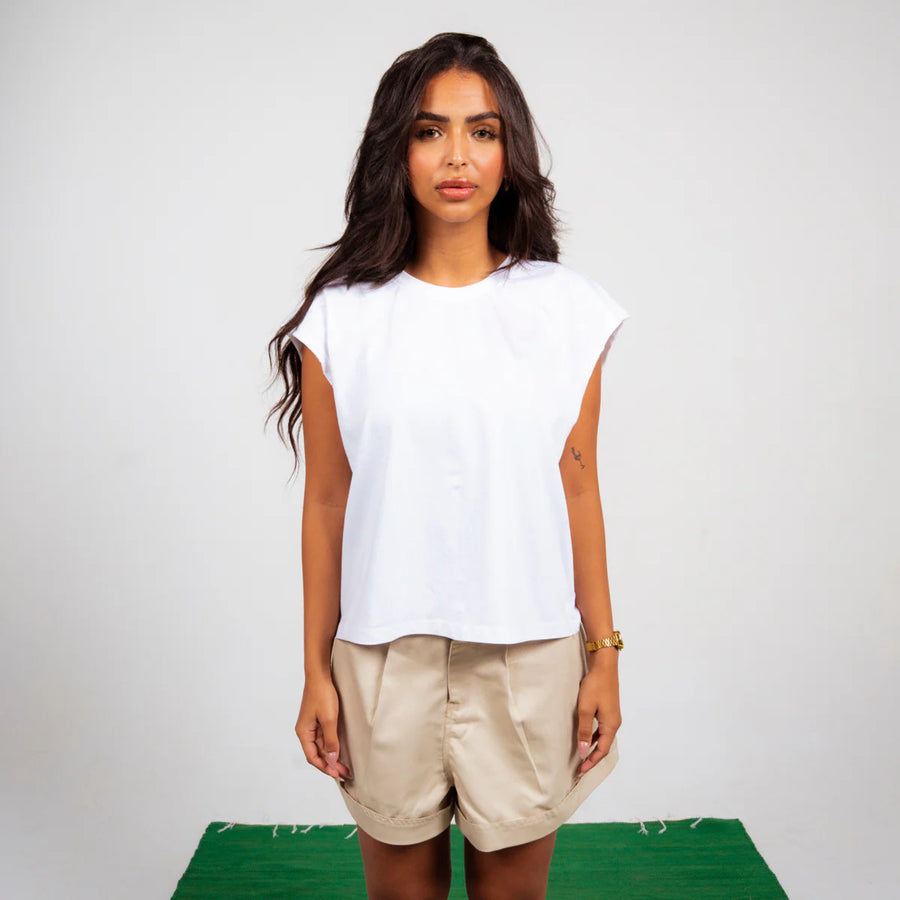 Boxy Tank Top - White - image 1