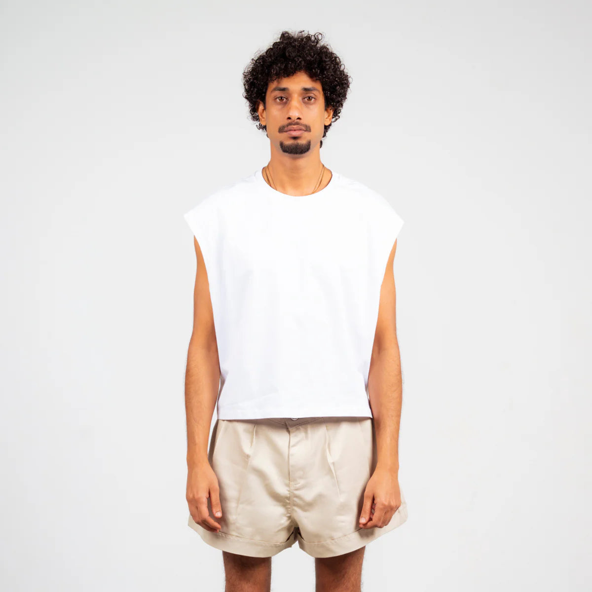 Boxy Tank Top - White - image 2