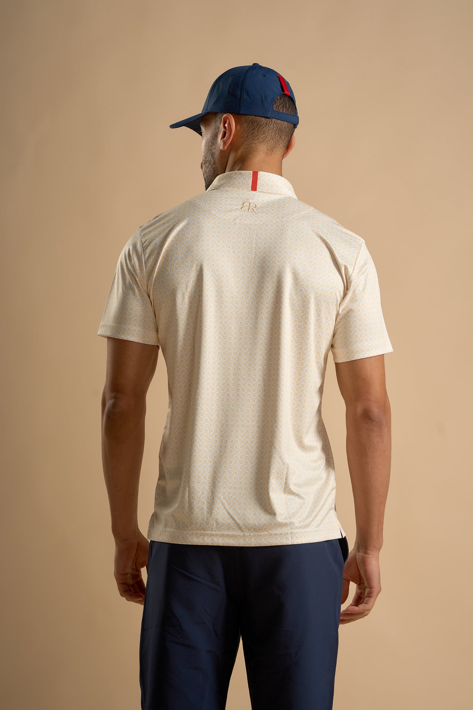 Eagle Fabric Collar Polo - Amber Yellow - image 3