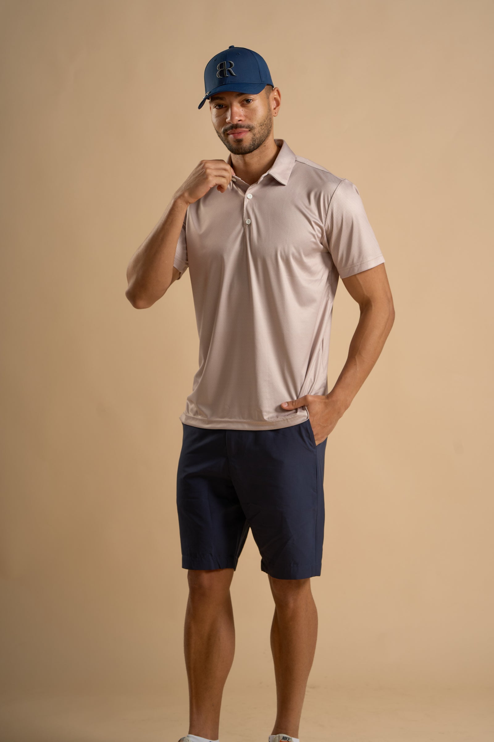 Eagle Fabric Collar Polo - Timeless Gold - image 1