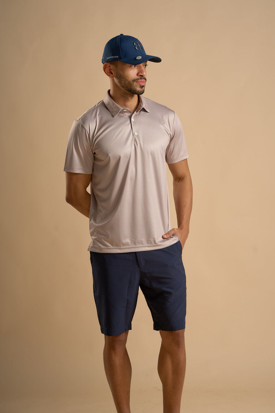 Eagle Fabric Collar Polo - Timeless Gold - image 2