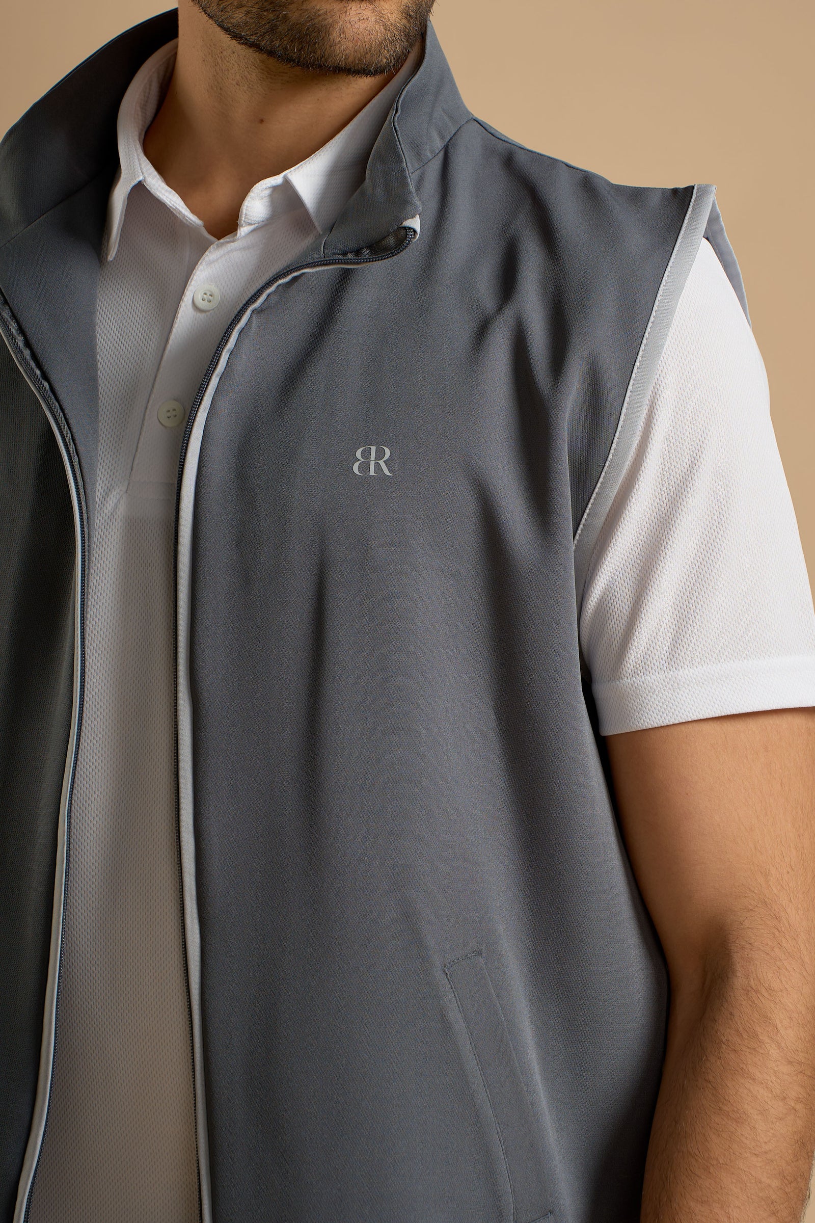Men Vest - Dark Grey - image 1