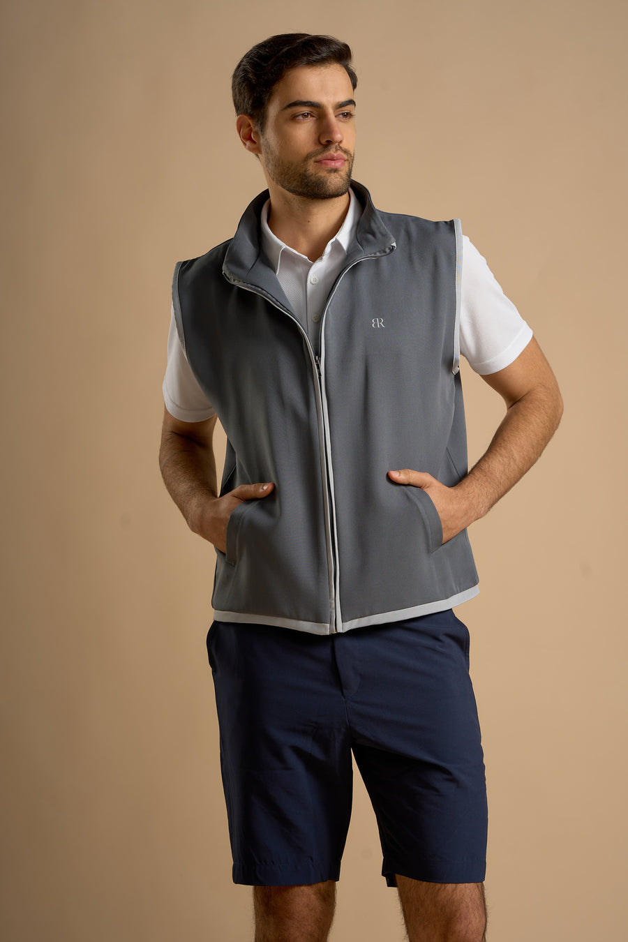 Men Vest - Dark Grey - image 2