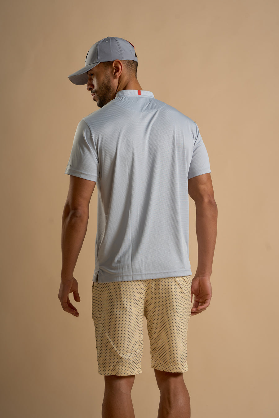 Par Polo - Chinese Collar - Air Fabric - Light Grey - image 1