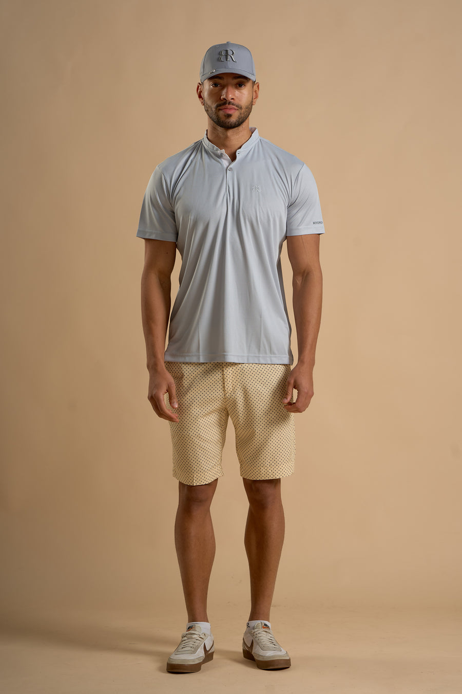 Par Polo - Chinese Collar - Air Fabric - Light Grey - image 4