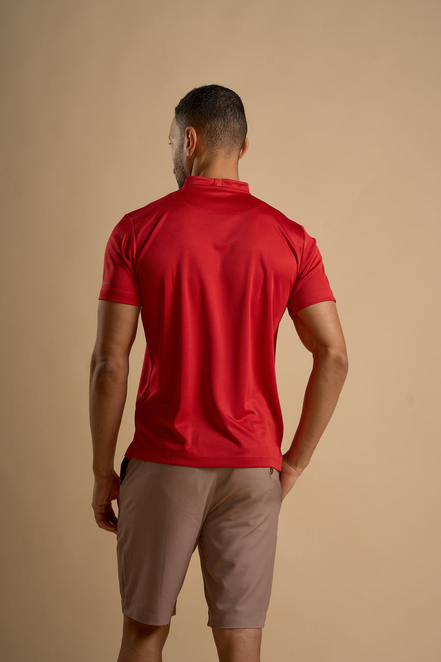 Par Polo - Chinese Collar - Red - image 1