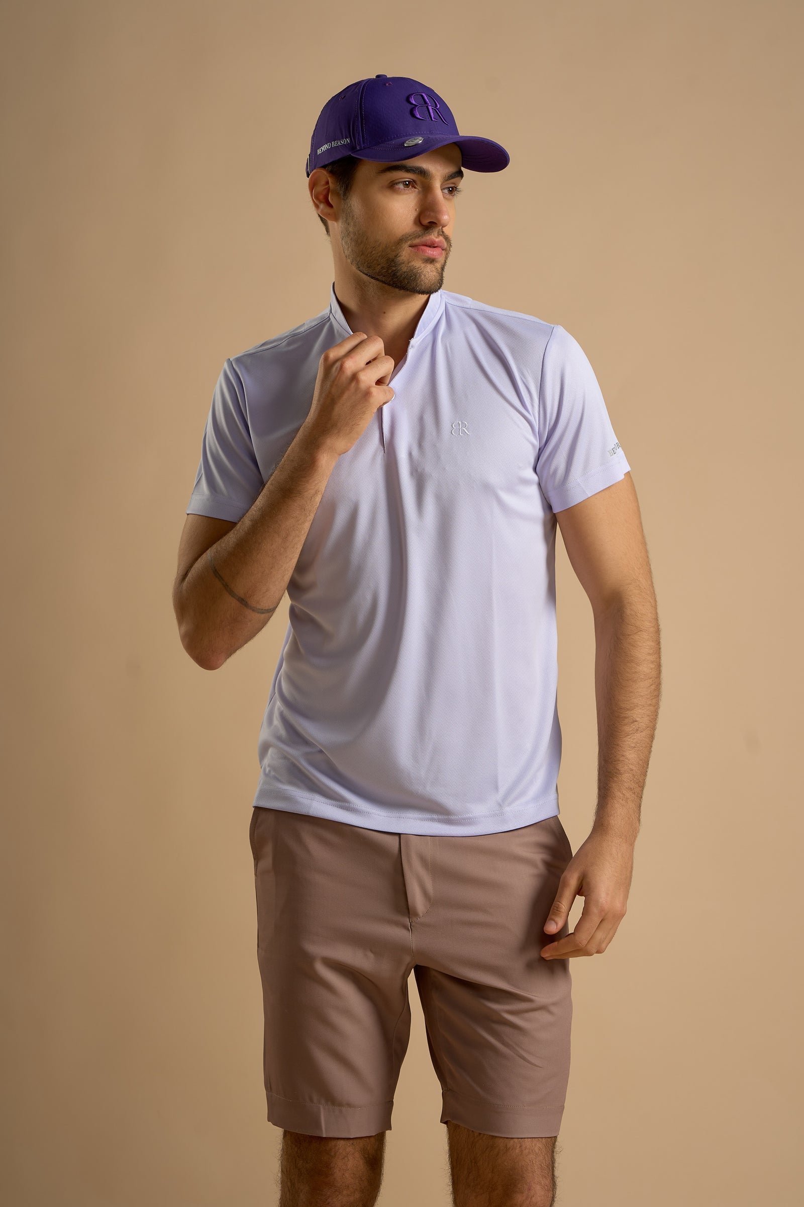 Par Polo - Chinese Collar - Thistle - image 3