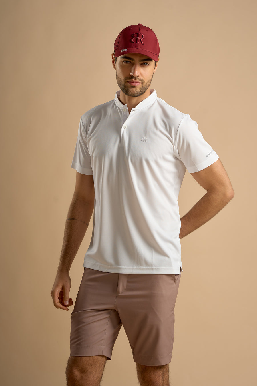 Par Polo - Chinese Collar - White - image 1