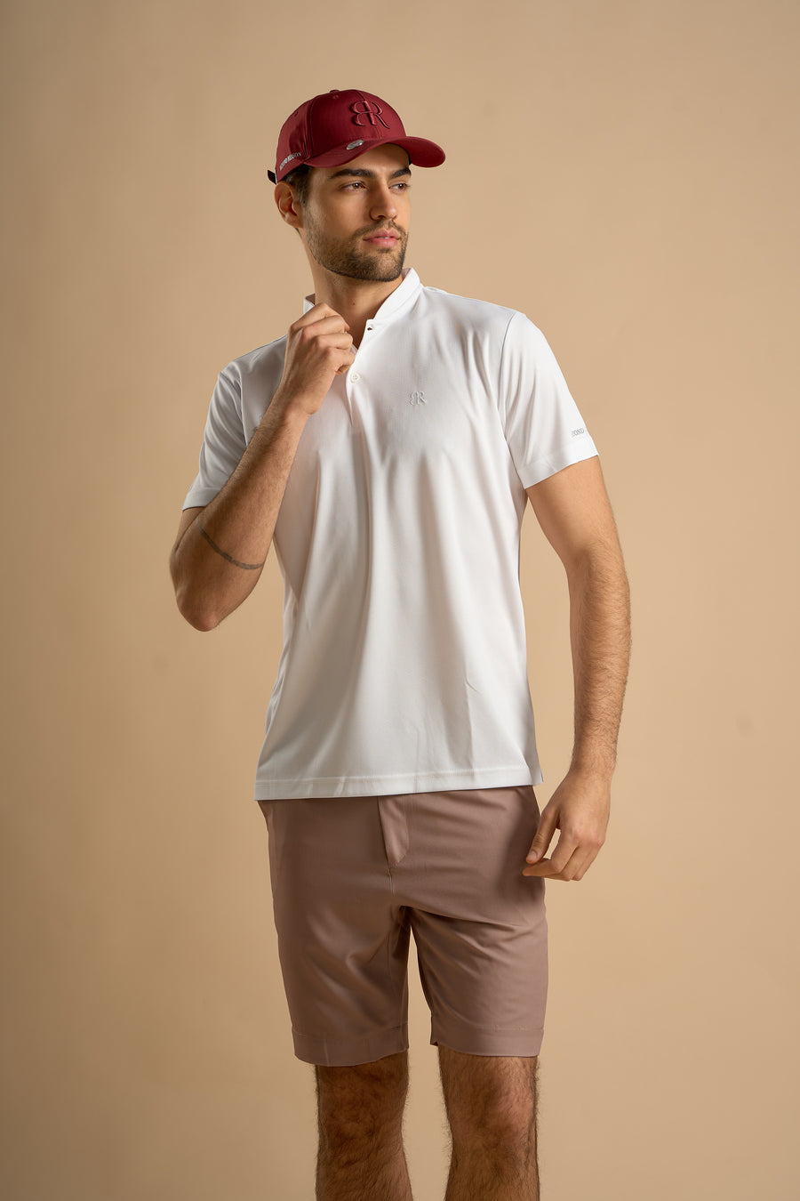 Par Polo - Chinese Collar - White - image 2