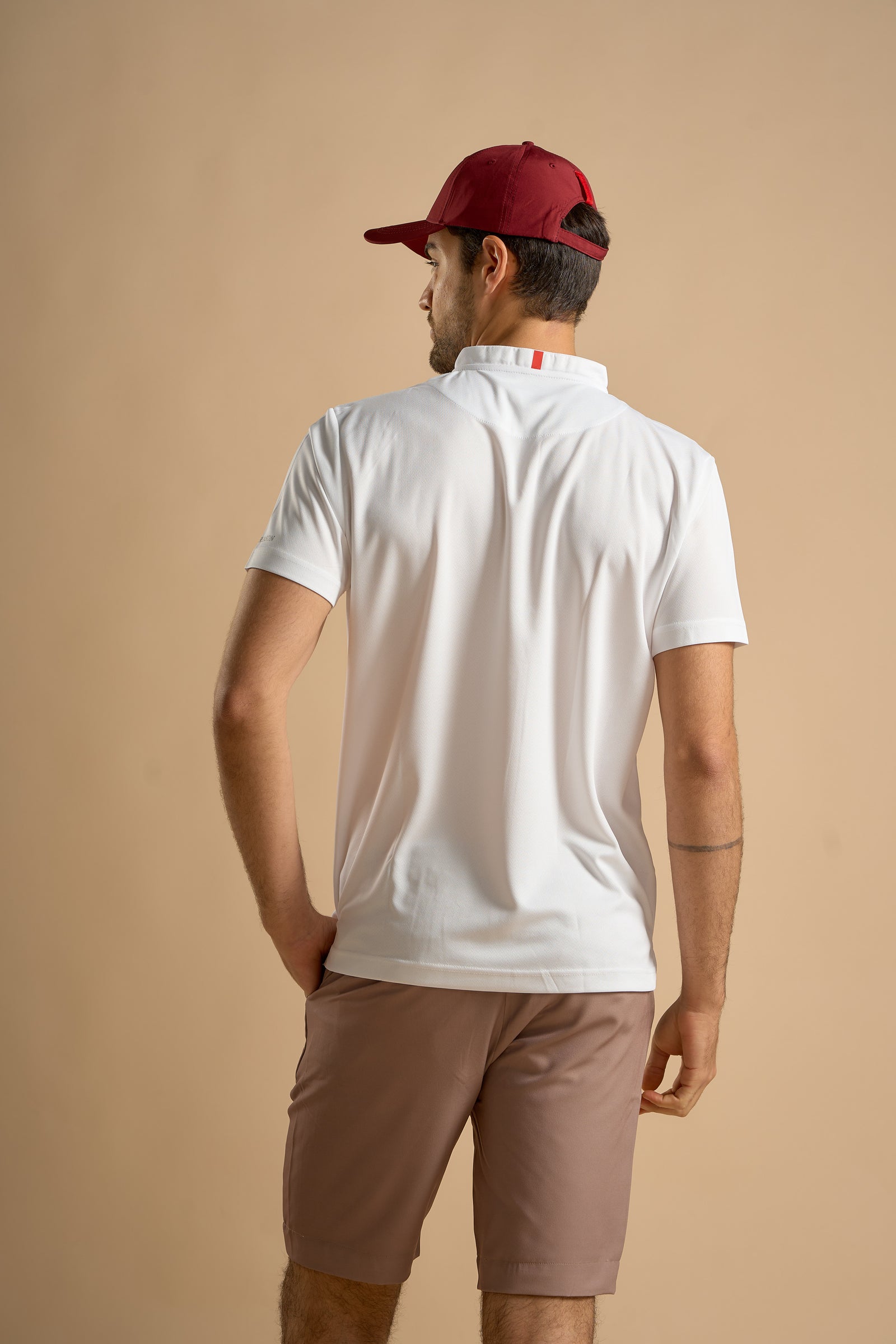 Par Polo - Chinese Collar - White - image 4