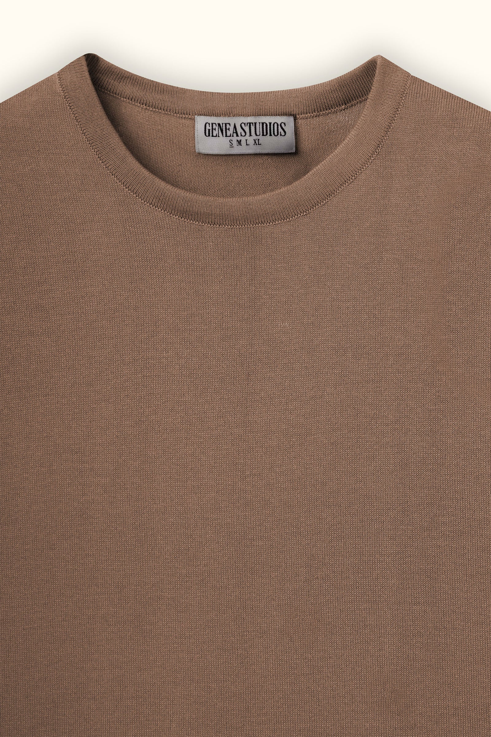 Beige Sleeveless Cotton Knit Top - Beige - image 2