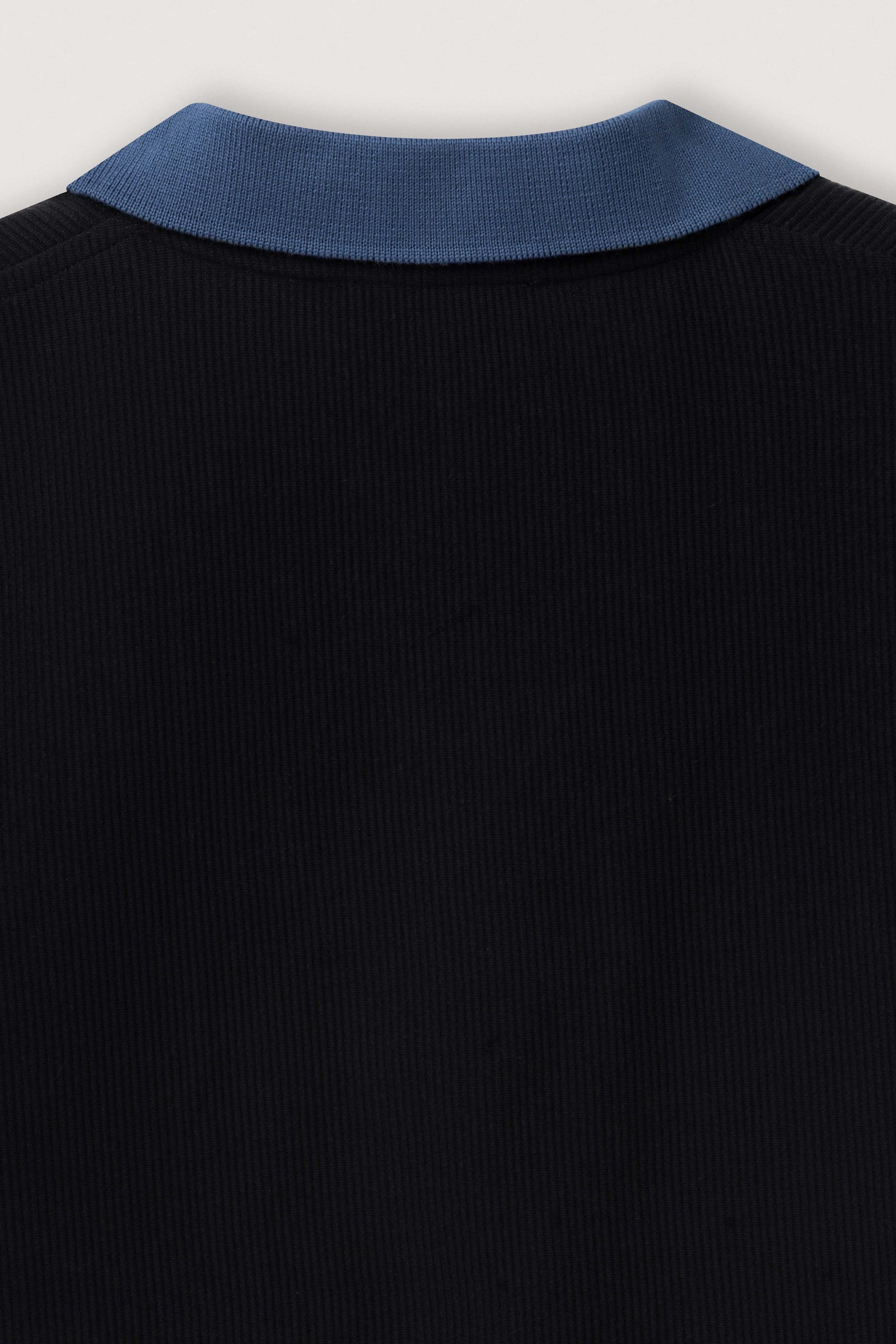 Black Boxy Sleeveless Ribbed Polo Top - White - image 3