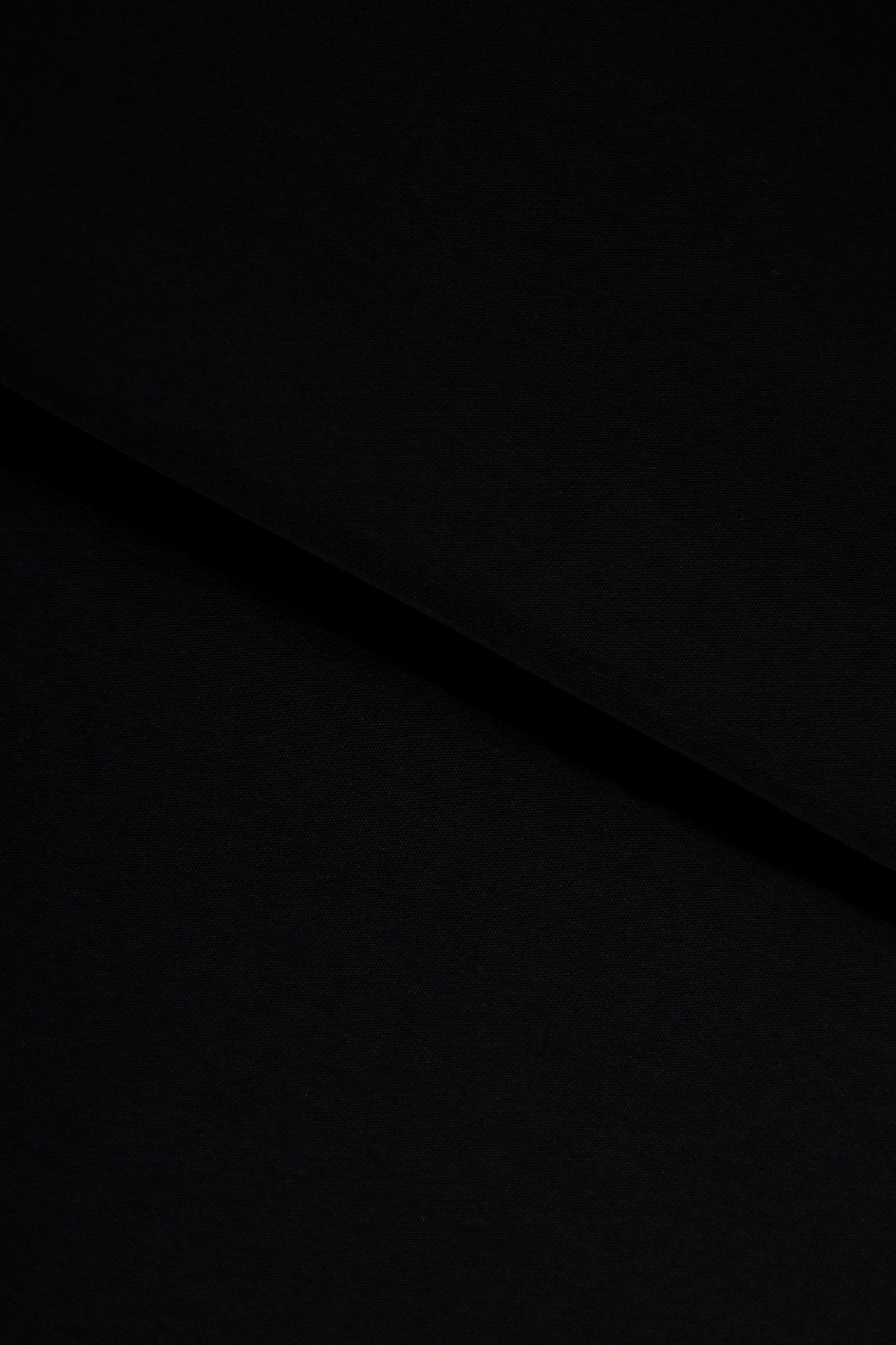 Black Short-sleeves Zip Overshirt - Black - image 3