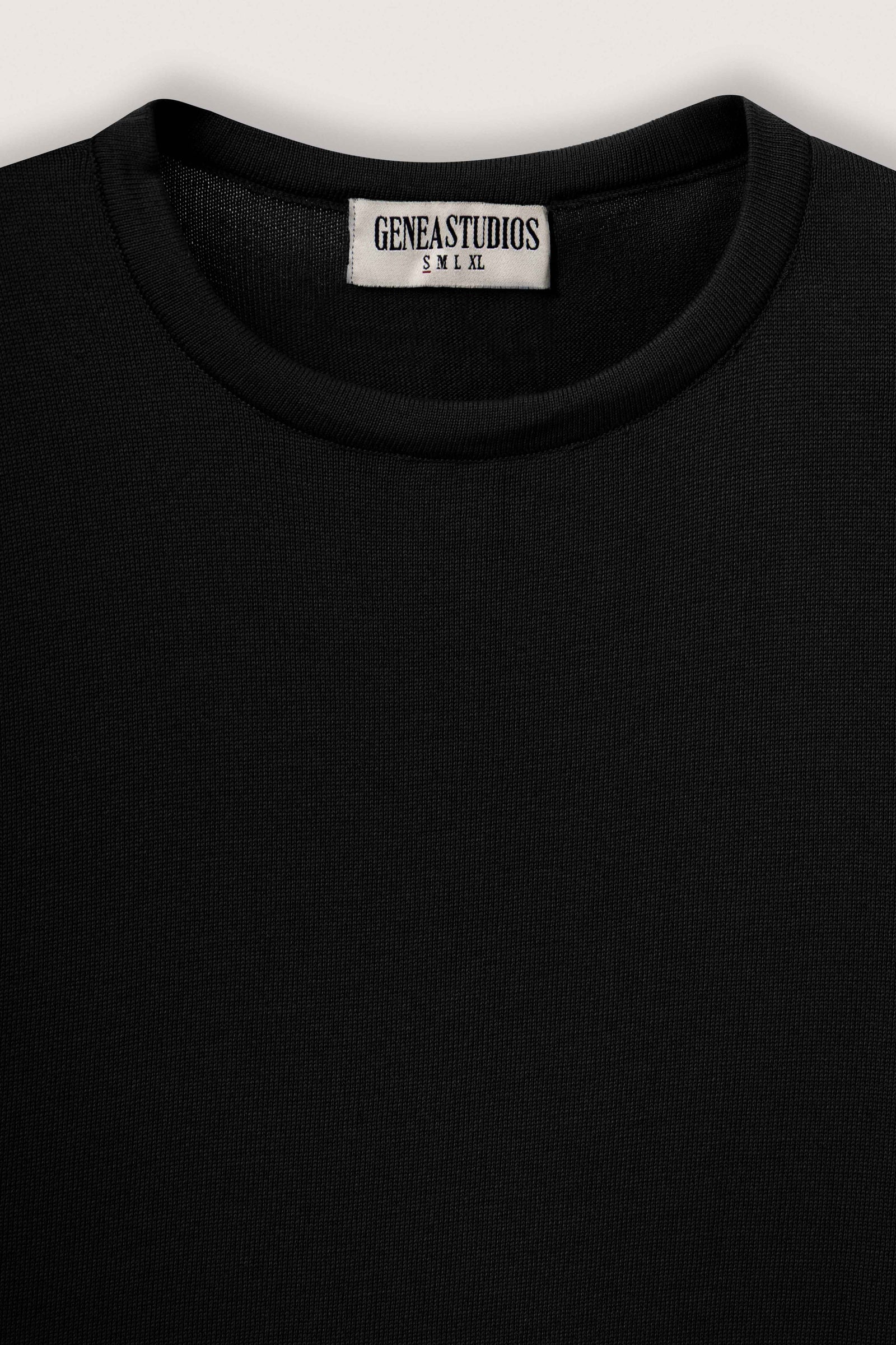 Black Sleeveless Cotton Knit Top - Black - image 2
