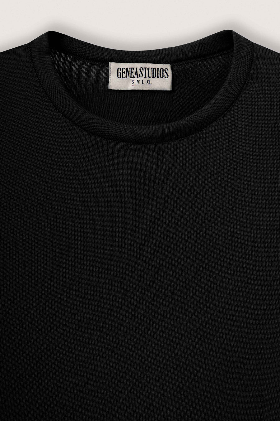Black Sleeveless Cotton Knit Top - Black - image 2