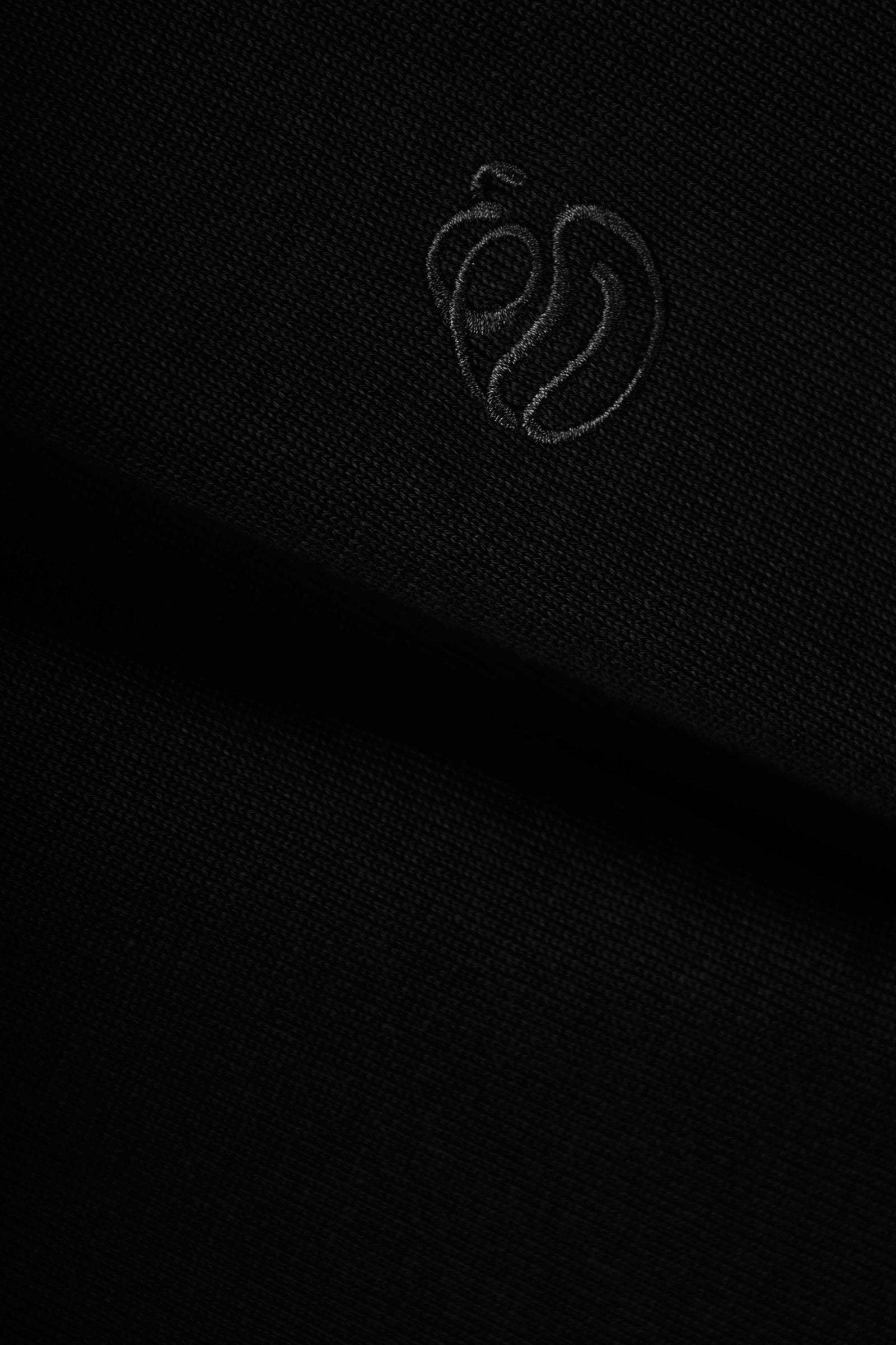 Black Sleeveless Cotton Knit Top - Black - image 4