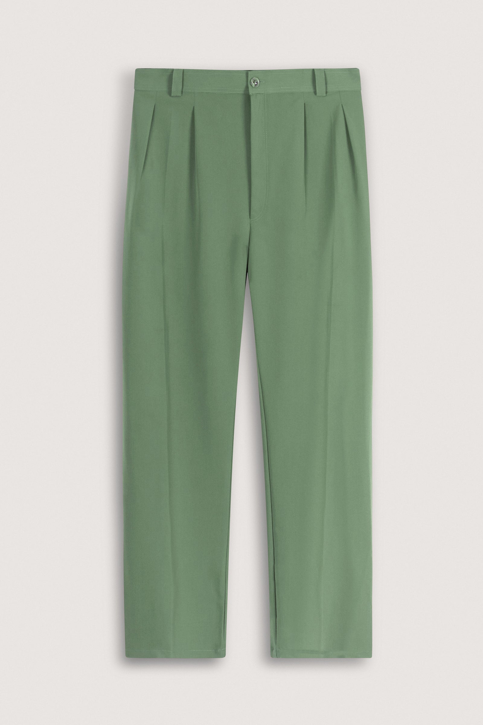 Pistachio Pleated Relaxed Pants - Pistachio - image 1