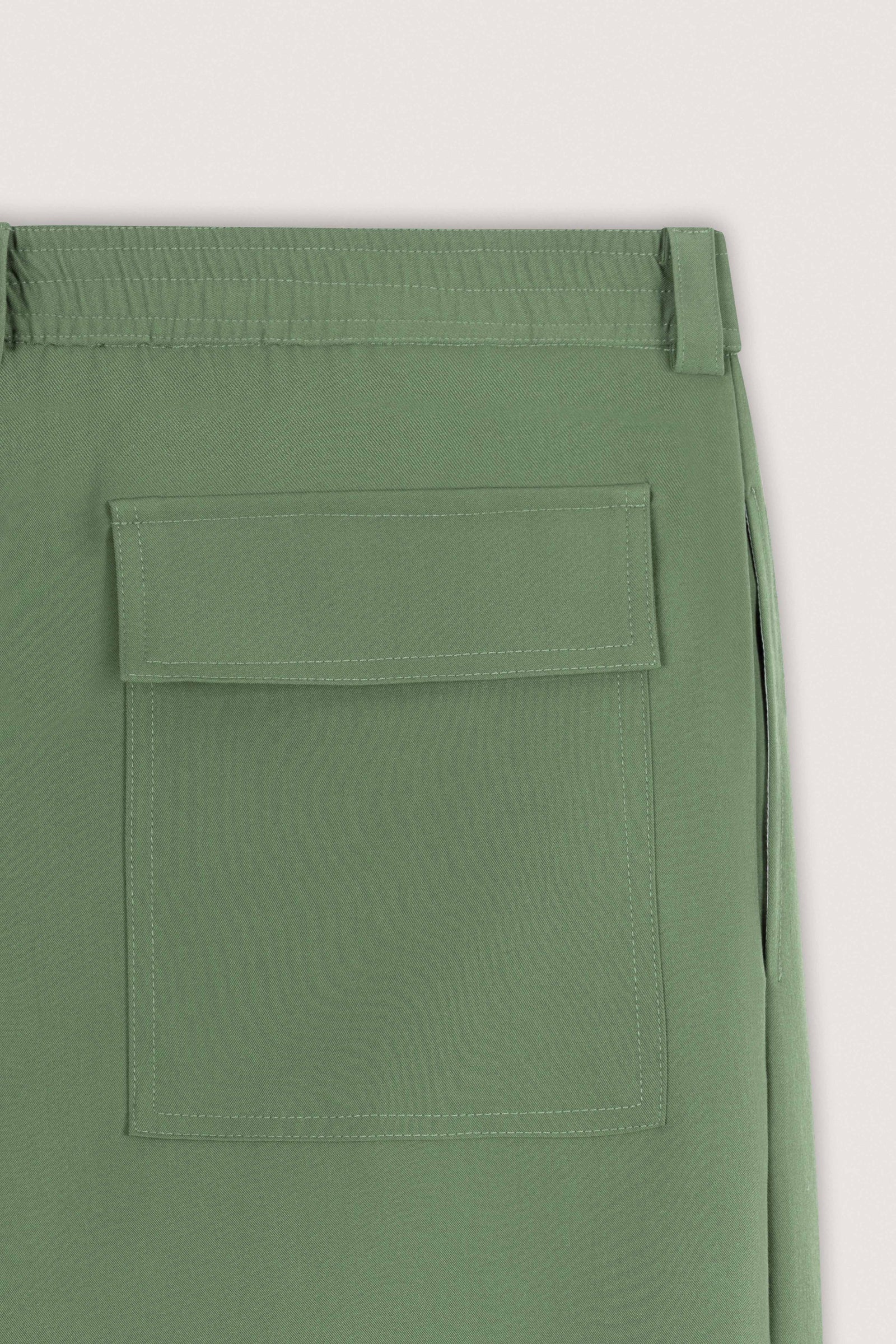 Pistachio Pleated Relaxed Pants - Pistachio - image 4