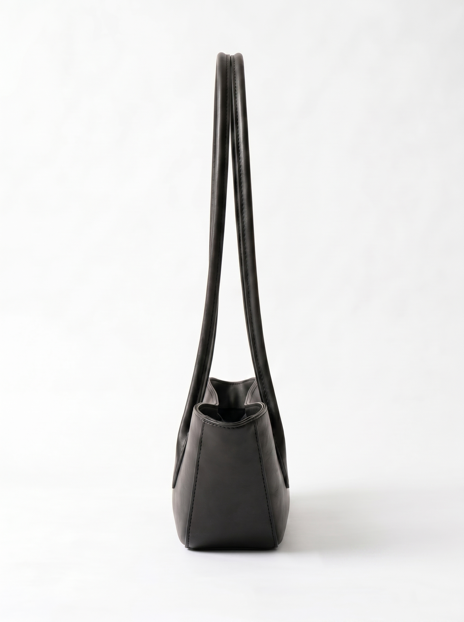 Black Boat Shoulder Bag - Midnight Black - image 3