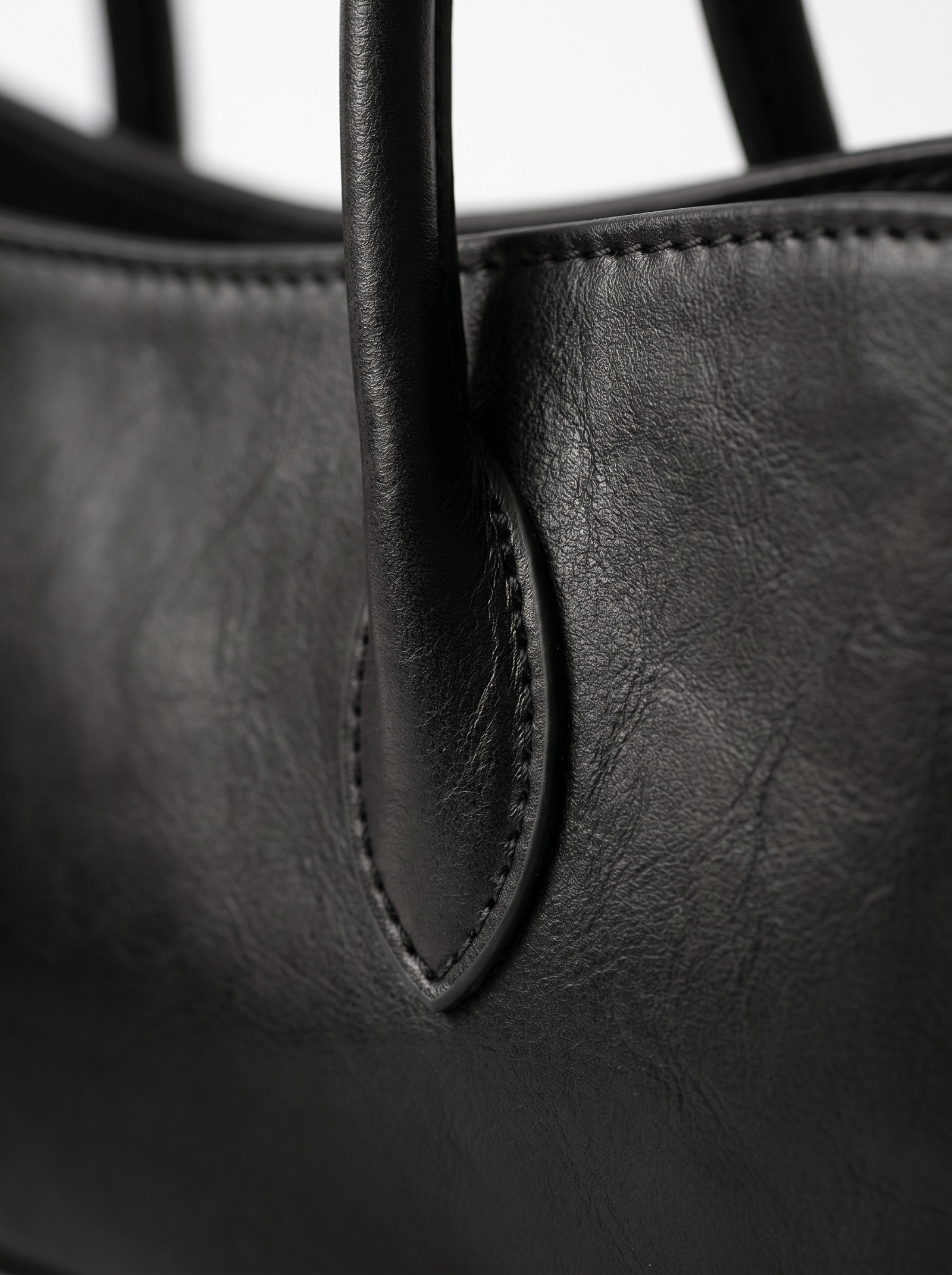 Black Boat Shoulder Bag - Midnight Black - image 4