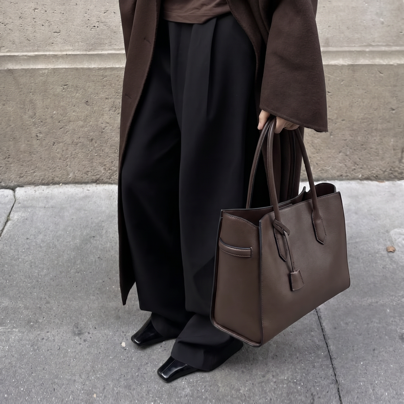 Brown Vioné Tote Shoulder Bag - Brown - image 5