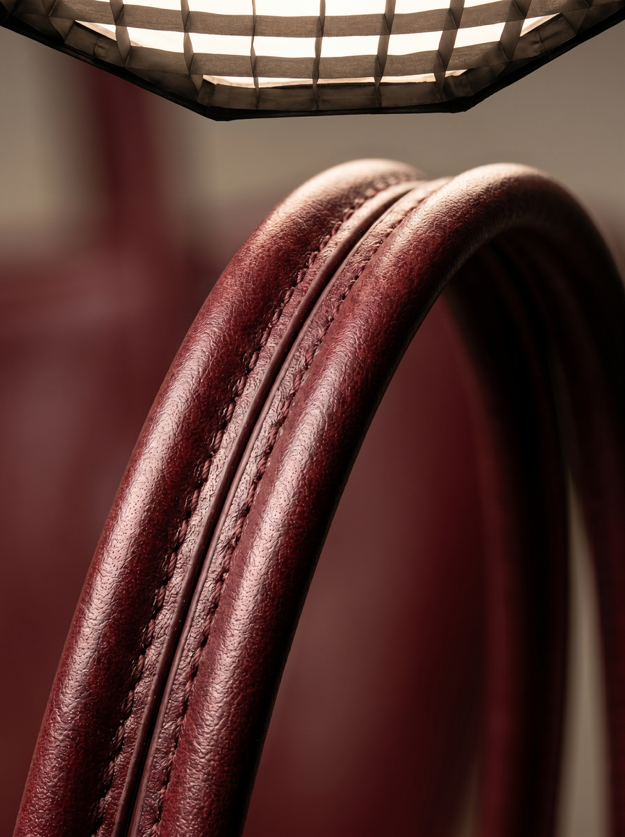 Burgundy Boat Shoulder Bag - Burgundy - image 2