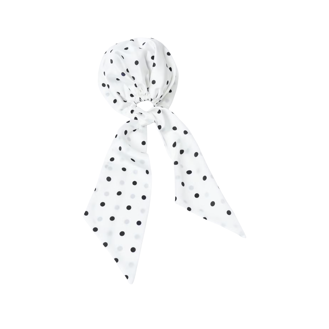 Satin head scarf - White - image 1