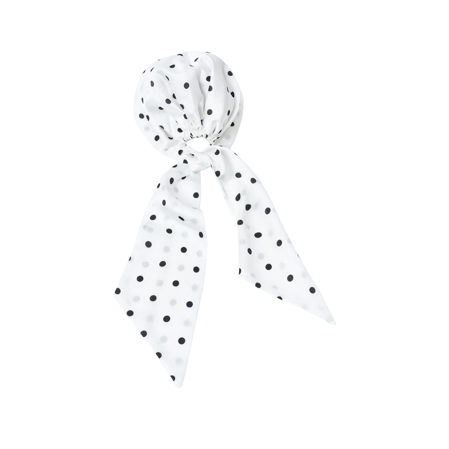 Satin head scarf - White - image 1