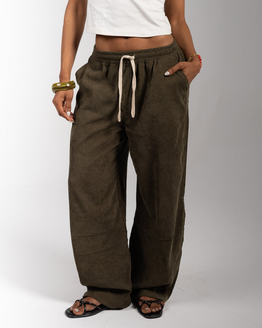 The Corduroy Dance Pants - Olive green - image 1