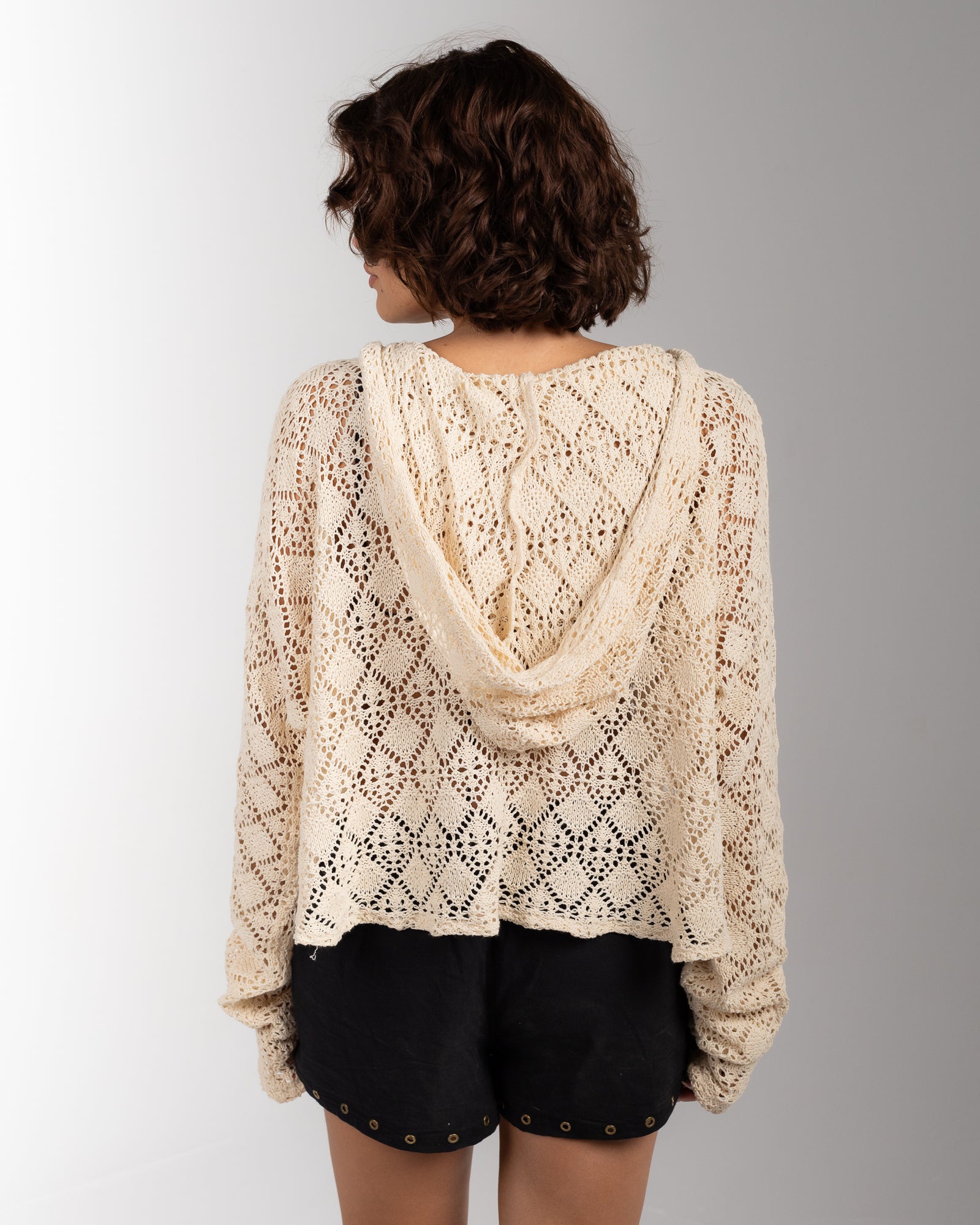 The Crochet Hoodie - Off white - image 1
