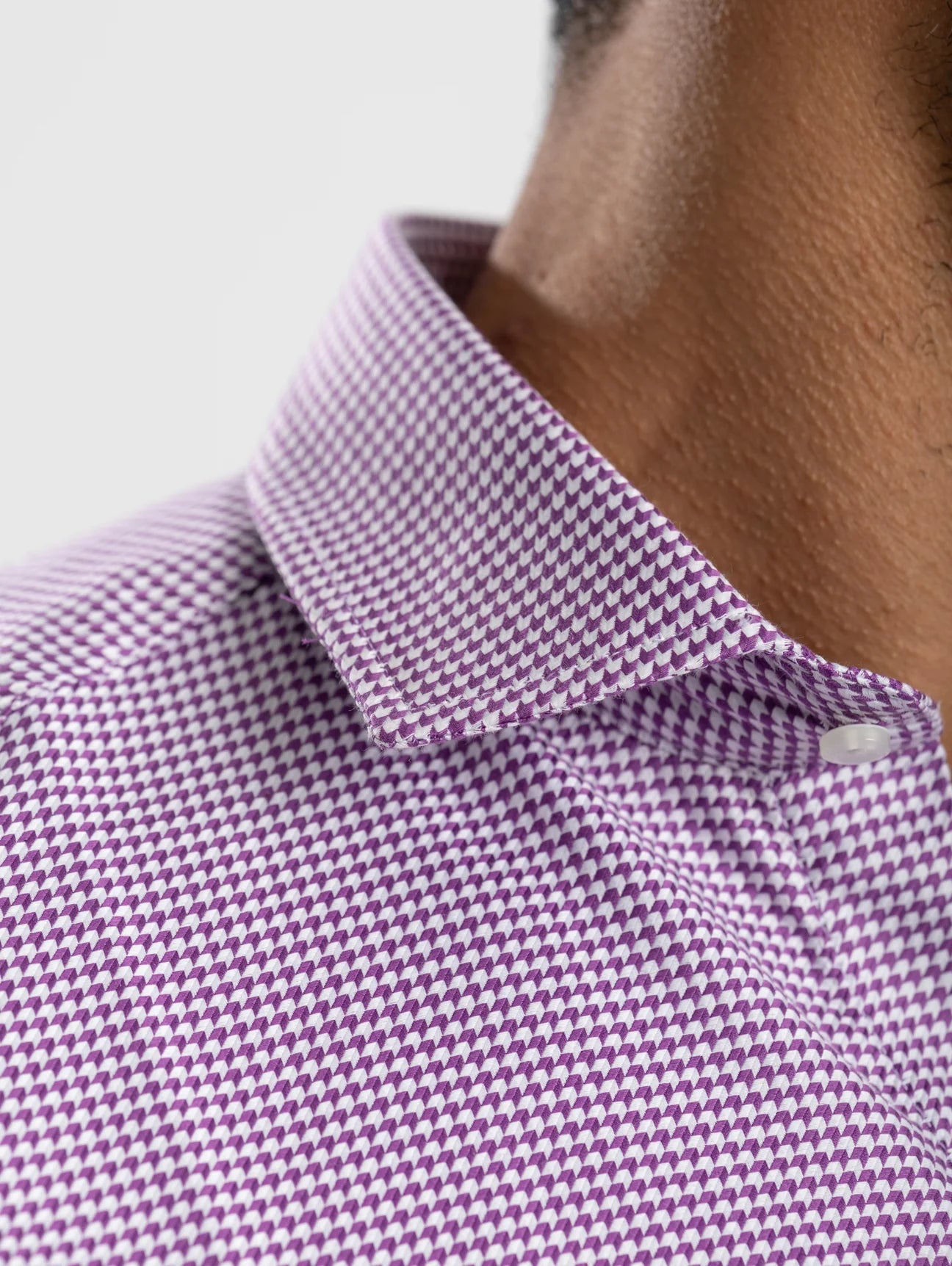 Houndstooth Shirt - Purple - image 2